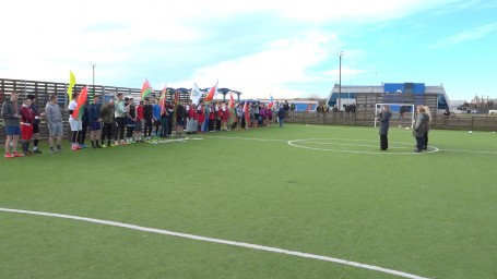 Турнир по минифутболу между силовиками и подростками прошёл в Берёзе