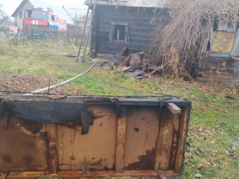 В деревне Маневичи сгорел дом