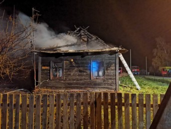В деревне Спорово сгорел жилой дом