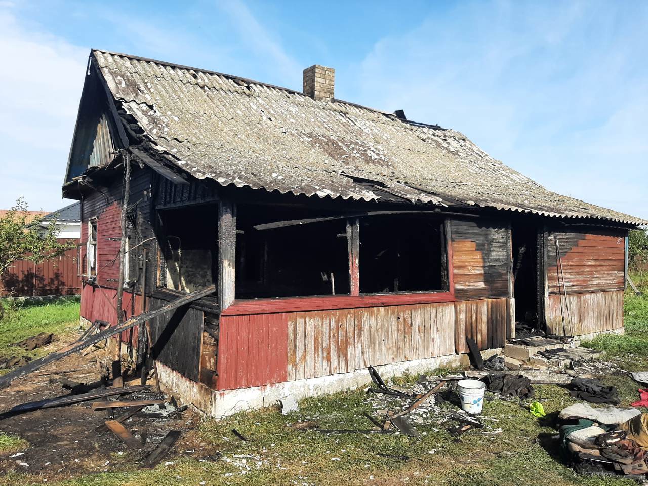 В агрогородке Спорово произошел пожар в жилом доме — Городской портал  г.Берёза